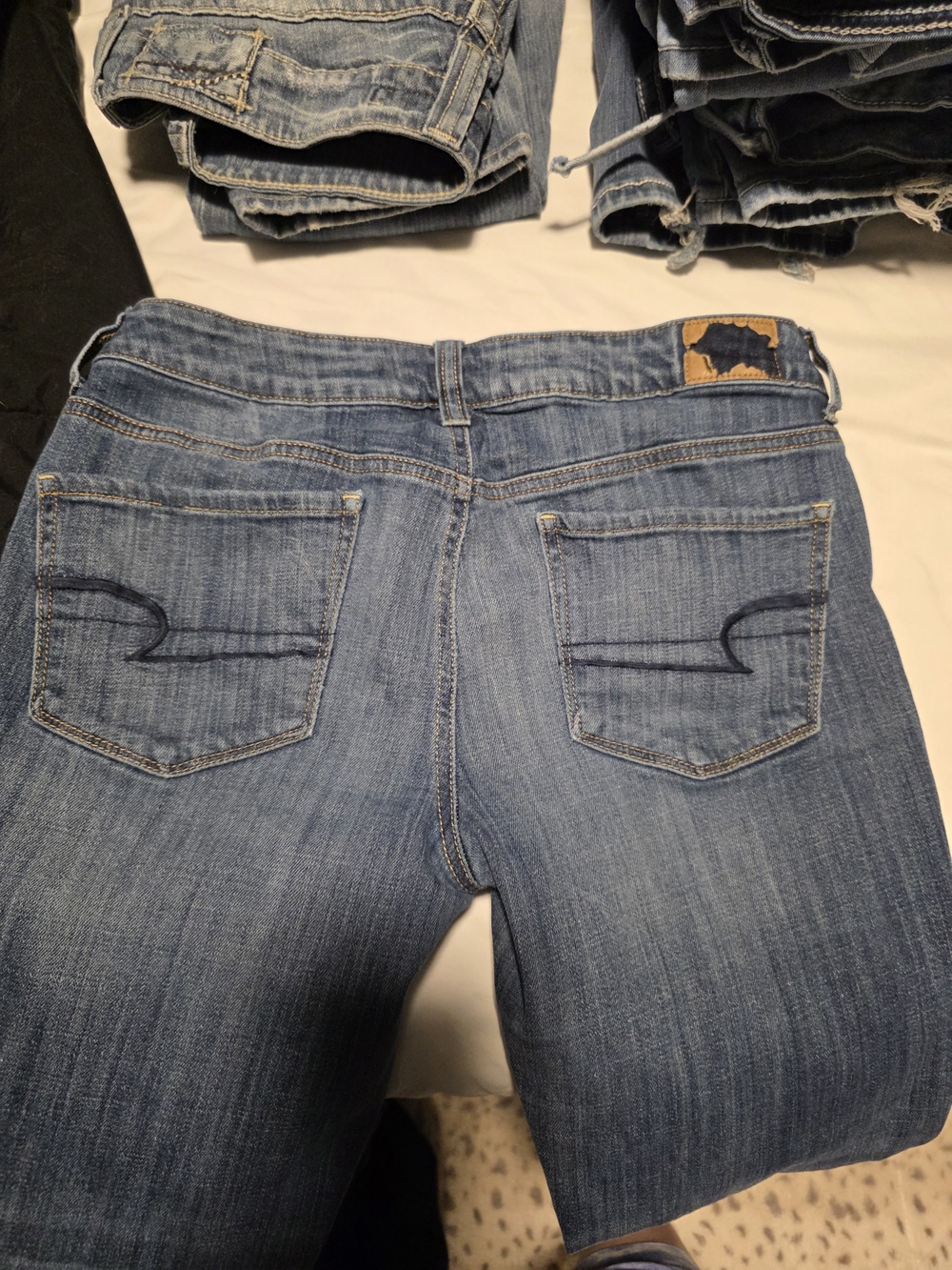 American Eagle Outfitters Women's Skinny Jeans in Light Blue